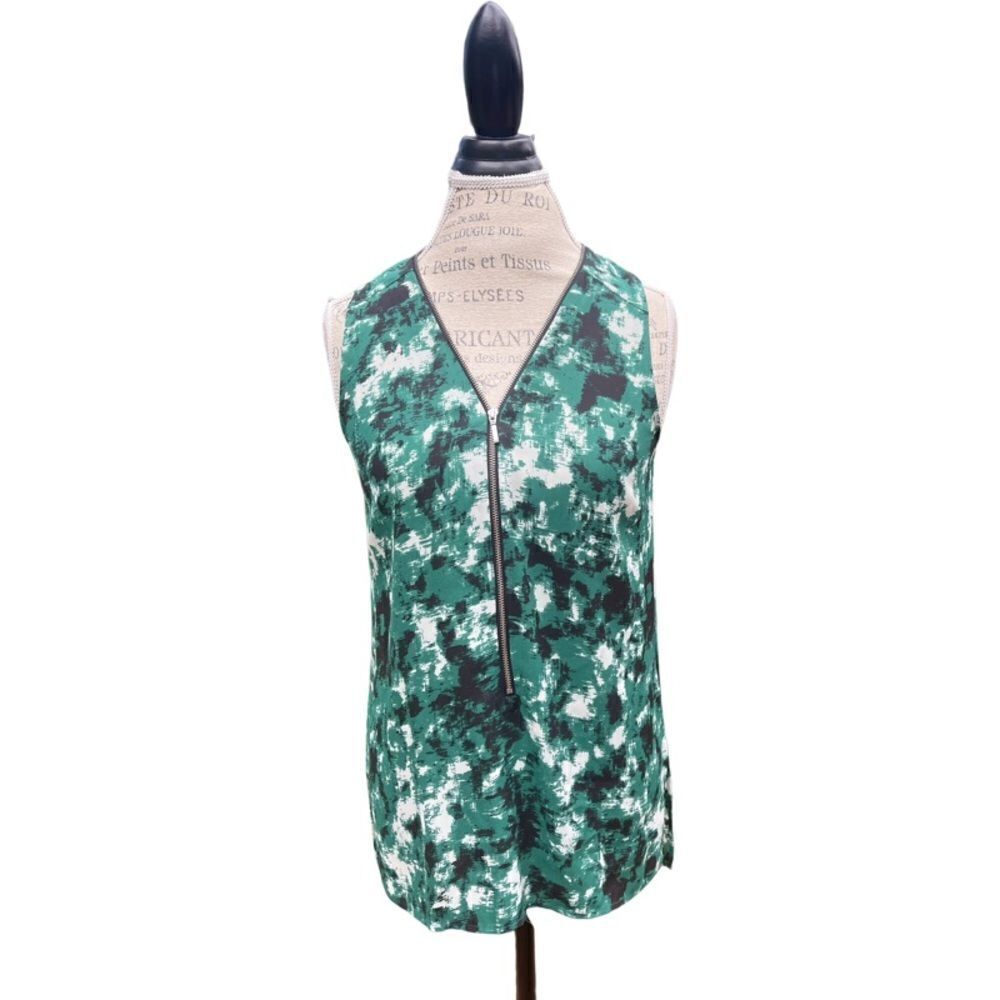 Trouvé XS EUC zip up sleeveless top